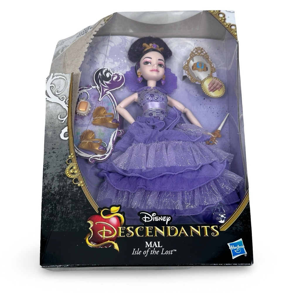 Disney Descendants Mal Isle‎ of the Lost Doll Purple Gown Hasbro B3121 2014